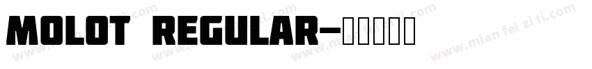 Molot Regular字体转换